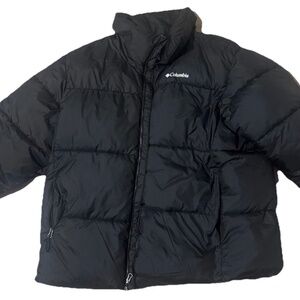 Columbia sportswear Men's 2XL puffect lll black coat with zipper pockets